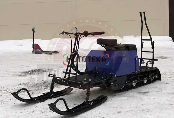 Мотобуксировщик с лыжным модулем Лидер - 2 - 3Т - 15АП (3 тележки) 15 л.с.. адаптивная подвеска | Мототека